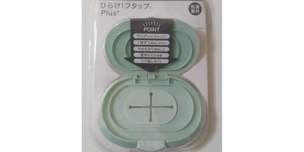 アカチャンホンポのおしりふきの蓋「フタップplus」の画像。