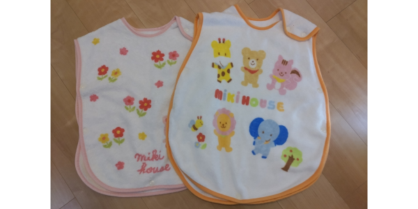 ミキハウスのコットンスリーパー2種。